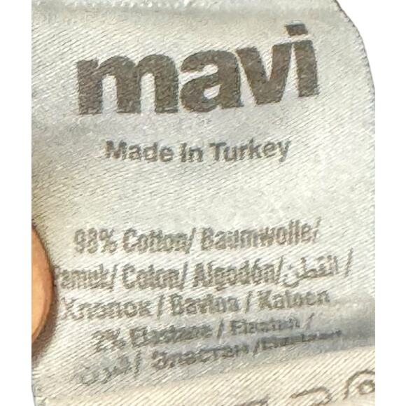 Mavi Alexa Women's‎ Jeans Stretch Mid-Rise Skinny Raw Hem Denim Black Sz. 29/30 - Picture 9 of 11